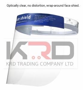 Quality transparent safety full clear disposable protection plastic protective visors face shield disposable face shield wholesale
