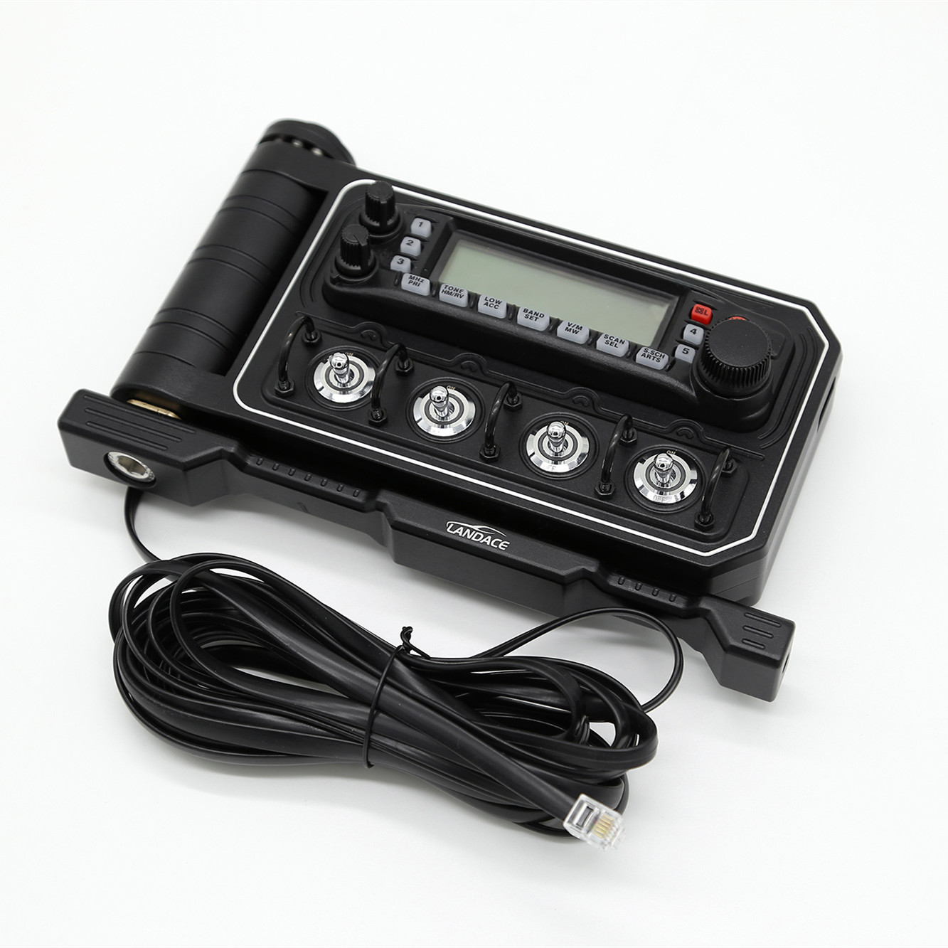 Black Aluminum Light Switch Panel and Advantage 2 Power Control for Jeep Wrangler