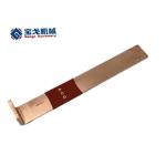 Red Plastic Insulation Cover Red Copper Busbar 260*30*3mm with Electrical
