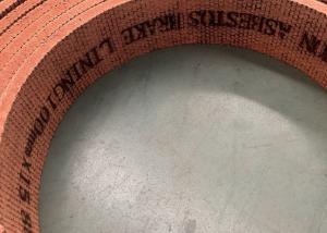 Quality Grinded Brake Lining Roll Redish Winch Brake Lining Grounded Woven Brake Lining wholesale
