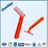 Buy cheap Plastic Single Blade Shaving Razor , Orange Color Single Blade Cartridge Razor from wholesalers