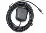 Black GPS Navigation Antenna RG174 3M Cable 1575.42 MHZ For Car