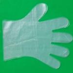 Customized Color Clear Plastic Gloves , Plastic Hand Gloves For Cleaning