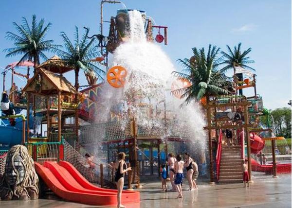 Outdoor Water Park Construction , Water House Aquatic Park Construction
