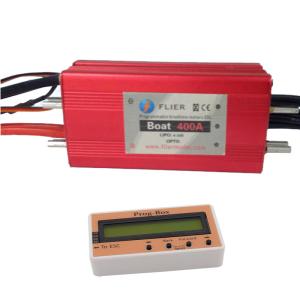 Quality HV Red Waterproof Brushless ESC 22S 400A 12 Months Warranty For RC Hobby Boat wholesale