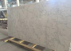 Quality Kitchen / Bathroom Quartz Stone Slab 200 - 240MPa Compress Strength wholesale