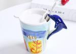 Dolphin 450CC Handmade 15 Oz 3D Ceramic Mugs