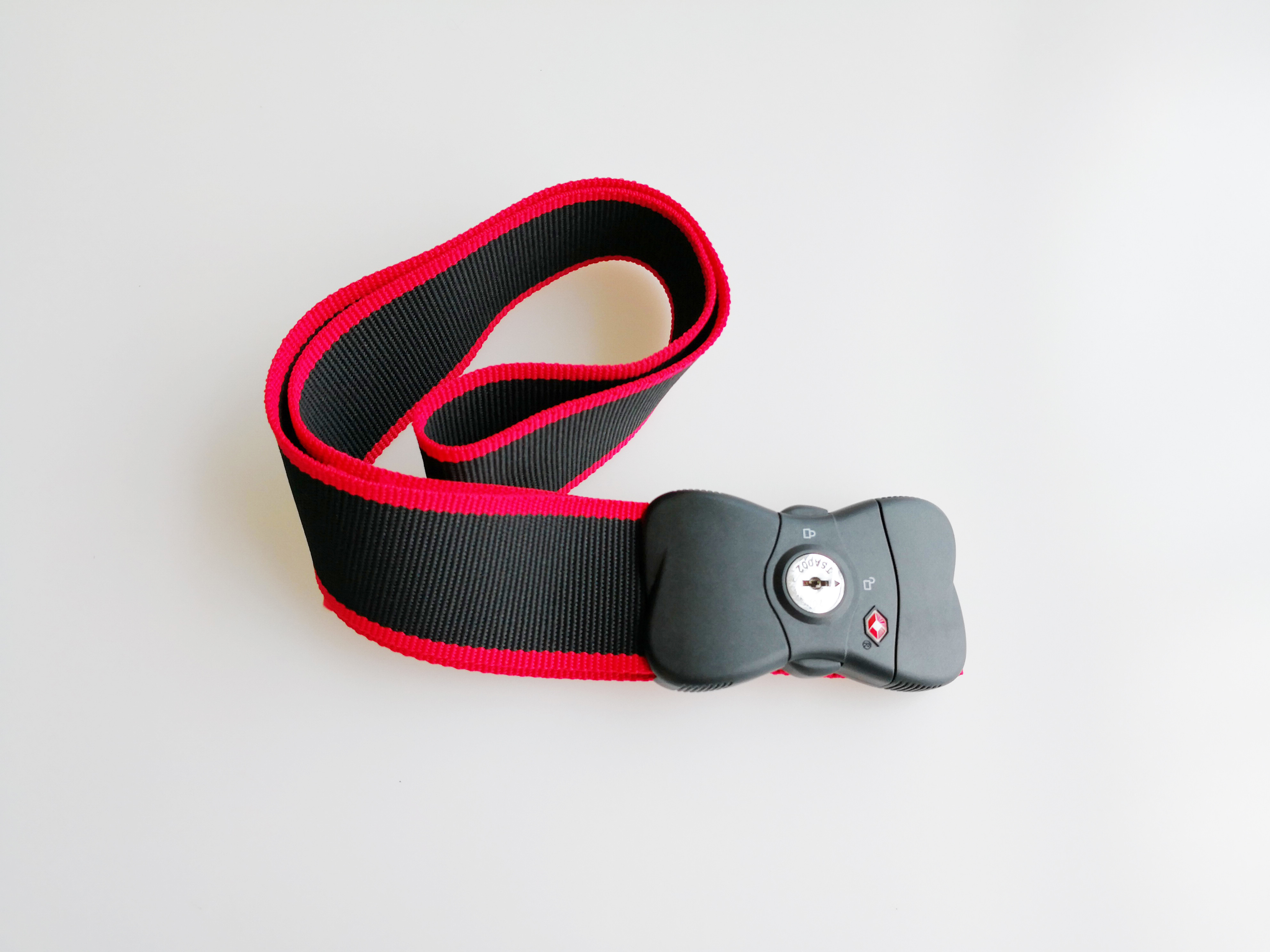 Personalized TSA Luggage Strap Lock TSA 319B 79.6g PC Material With 3 Dials