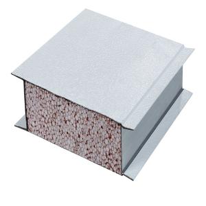 Quality 2017 new design 0.326-0.526mm steel sheet waterproof eps sandwich panel for prefab house wholesale