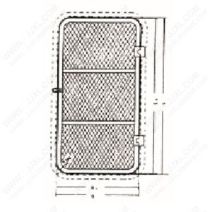 Quality Round Angle Single Mesh Door wholesale