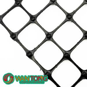 Quality 50/50kn PP Biaxial Plastic Grid Perfect for Soil Reinforcement in Road Construction wholesale
