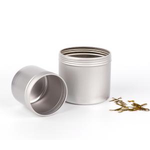 Quality Food Grade Mint Candy Tea Aluminum Canisters Screw Lid Aluminum Cream Jar wholesale