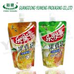 Refill spout plastic bag for shampoo bath cream laundry detergent