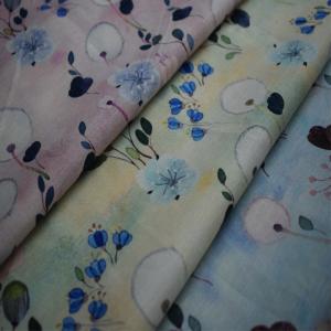 Quality 47*58 180gsm Printed Lenzing Ecovero Viscose Rayon Twill Fabric wholesale
