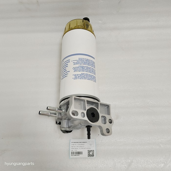 Hyunsang Spare Parts Filter With Bowl SFC-5304-10 For Construction Machinery
