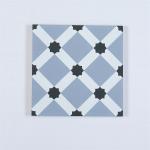 Blue Wear-Resistant 200x200mm Decorative Wall Tiles For Living Room And Durable