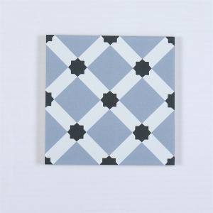 Quality Blue Wear-Resistant 200x200mm Decorative Wall Tiles For Living Room And Durable Ceramic Rustic Tiles For Bedroom wholesale