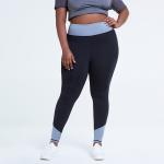 L - 4XL Solid Plus Size Yoga Pants High Waist Splicing Yoga Workout Leggings