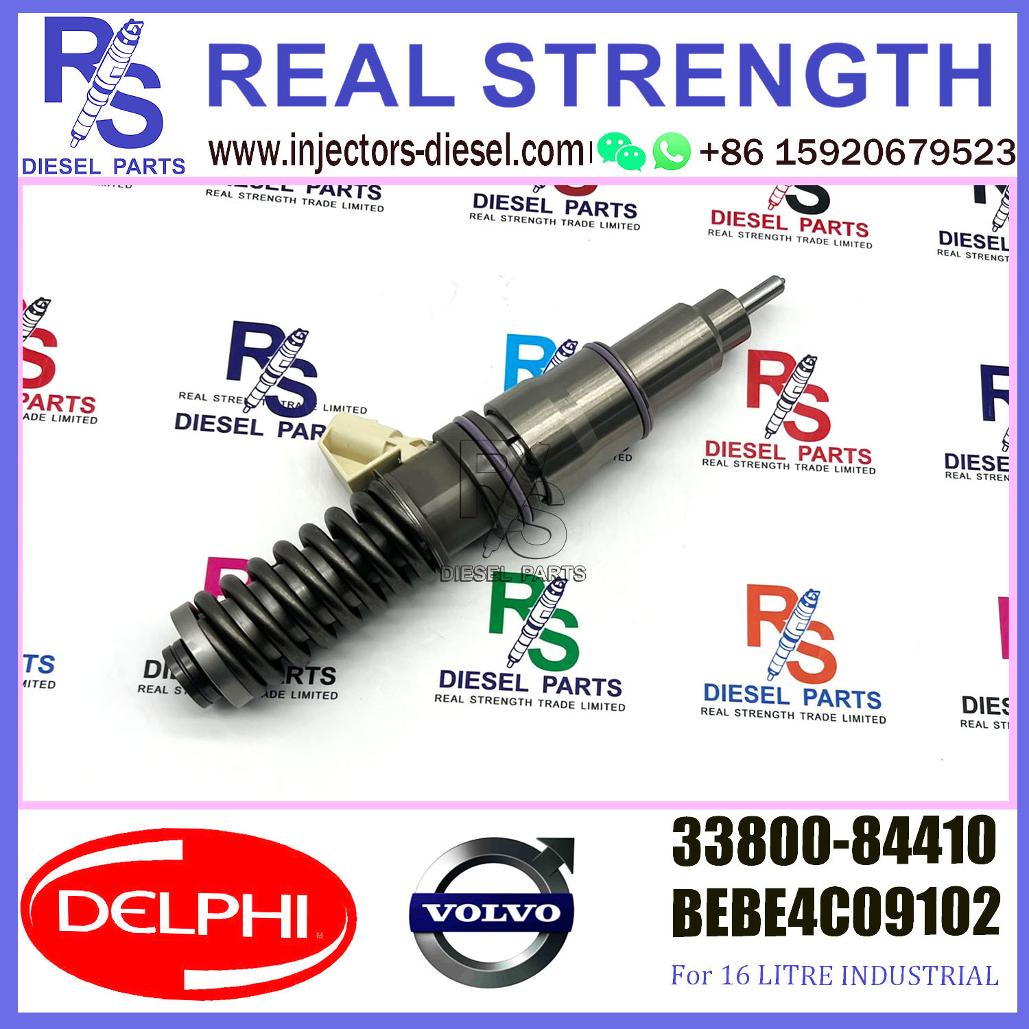 DELPHI Hyundai Diesel Injectors V-O-L-V 33800-84410 BEBE4C09102 E1