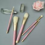 Premium Cosmetic Makeup Brush Set 5PCS Soft Synthetic Hair For Powder Blush