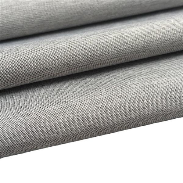 150D Fine Plain Cationic Two-Tone Bamboo Slub Style Mini Matt Fabric for Shirts