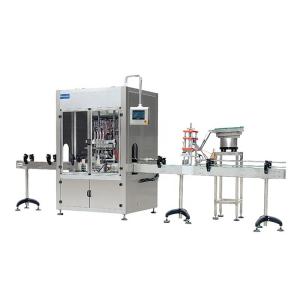 Quality SS316 Mayonnaise Rotary Hot Sauce Bottle Filler With Conveyor wholesale