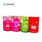 Durable Stand Up Mylar Food Bags Laminated Material Plastic Aluminum Foil Dried