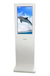 Quality 58mm Thermal Printer Queue Management Kiosk With 27/ 32 Inch Windows Os Touch Screen wholesale