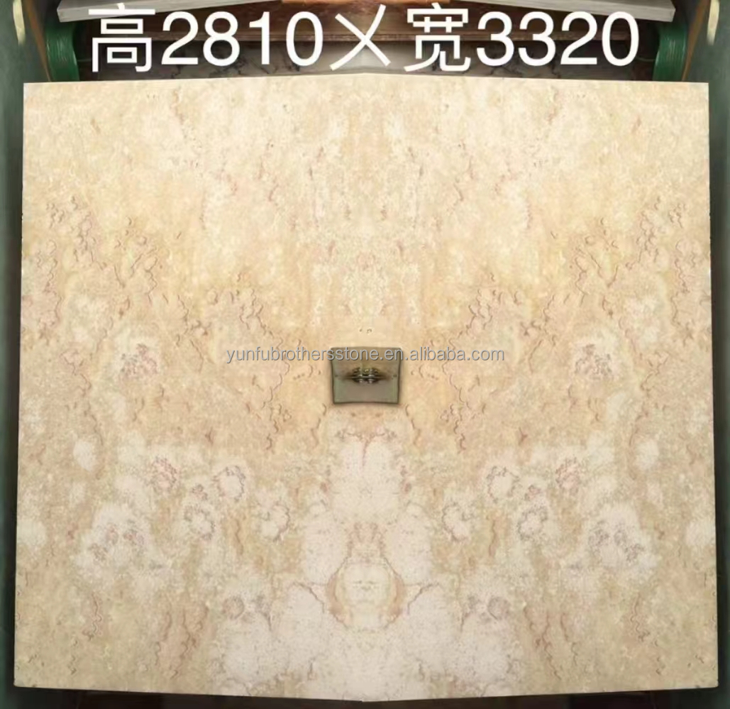 Modern Design Polished Marble Bookmatch Tile Custom Backlit Red Dragon Jade Onyx Wall