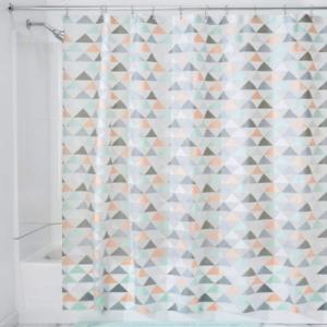Quality Luxury Fancy PEVA Plastic Bathroom Shower Curtain With Hooks wholesale