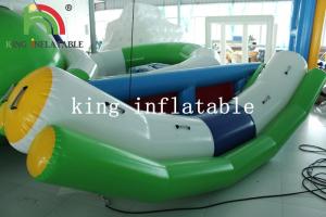 Quality Outdoor Summer Water Games White / Green Blow Water Seesaw PVC Toy For Kids And Adults wholesale