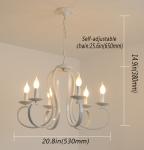 Vintage Metal wrought Iron French Chandelier Country Chandelier(WH-CI-135)