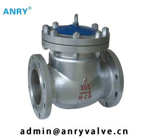 China 2 Inch Carbon Steel Swing Check Valve Stellite Overlay Disc 150LBS Flanged RF on sale