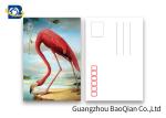 Promotion Cartoon 3d Lenticular Postcard / Flip Lenticular Image Printing