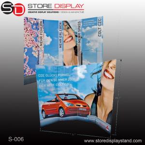 Quality promotional exhibition corrugated paper cardboard display stand wholesale