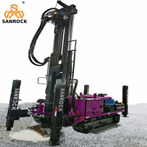 Quality Hydraulic Water Well Drilling Rig Depth 260m Bore hole Portable Water Well Drilling Rigs wholesale