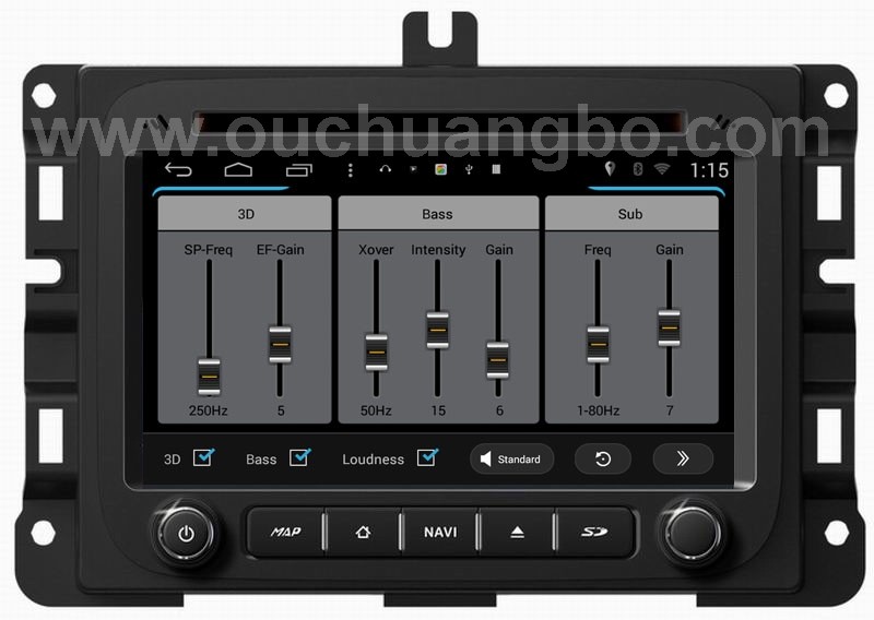Ouchuangbo S160 audio dvd stereo radio for Dodge Ram 1500 2013 2014 2015 with 3G WIFI mirror link