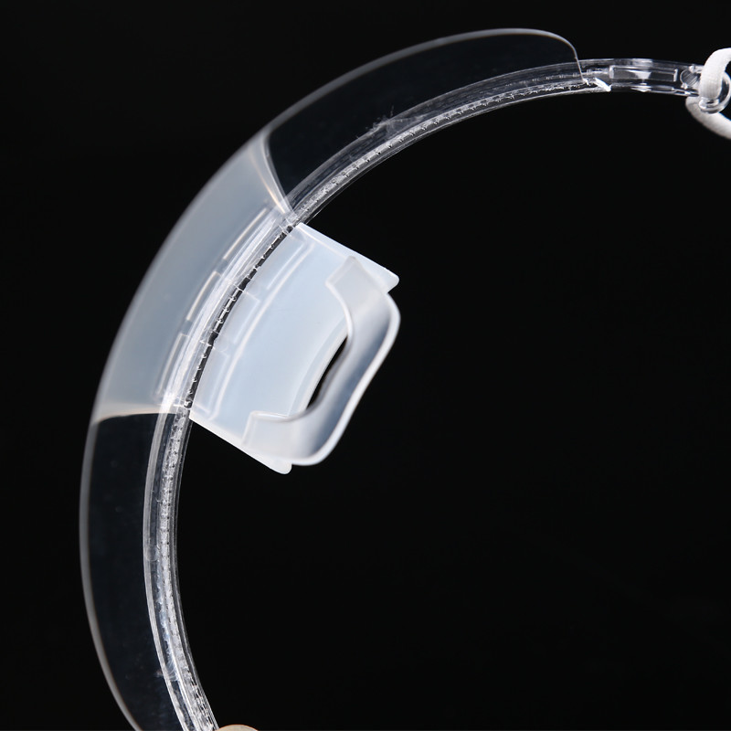 Food Service Sanitary Transparent Plastic Mouth Cover