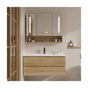 Quality Acrylic Door Panel Surface Treatment Hotel Bathroom Vanity Cabinet for Apartment wholesale