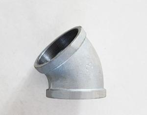 China Professional Heavy Dutied Malleable Excellent 45 Degree Elbow Pipe Fitting on sale