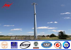 Quality 90ft Steel Tubular Telecommunication Monopole Transmission Tower Pole Powder Coating wholesale