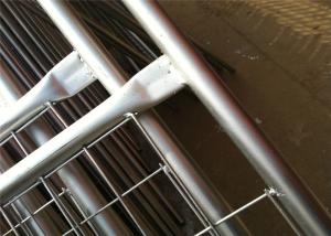 Quality Hot Dipped Galvanized Construction Fencing , Chain Link Fence Construction wholesale