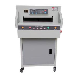 Quality Electric Paper Cutter Guillotine A3 Cutting Size 40-450mm with 40mm Cutting Thickness wholesale
