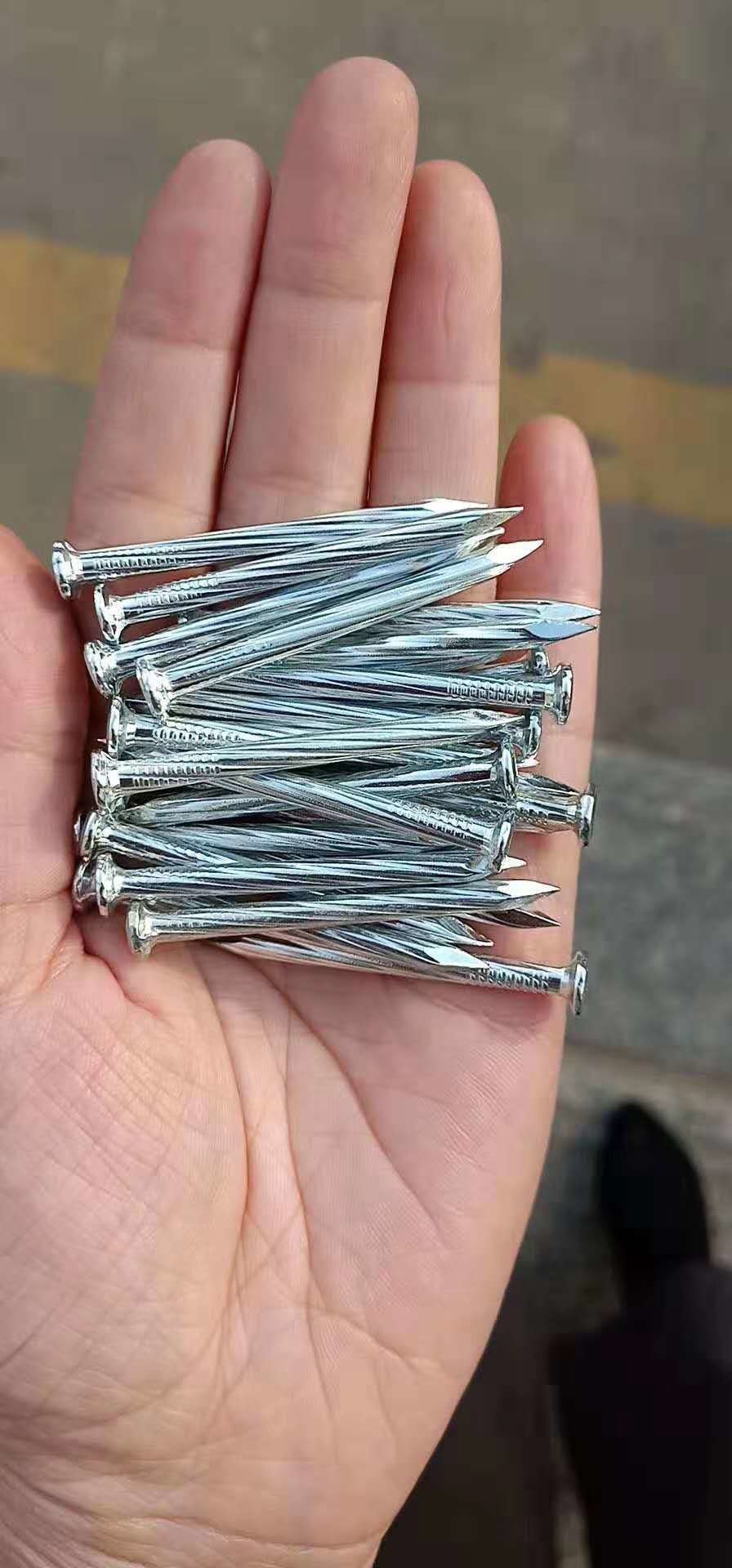 Customized Twist Screw Shank Nails Concrete Nails With Box Packing