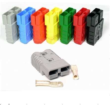 600V 175A Bipolar Stacker Forklift Battery Parts , Quick Battery Connectors