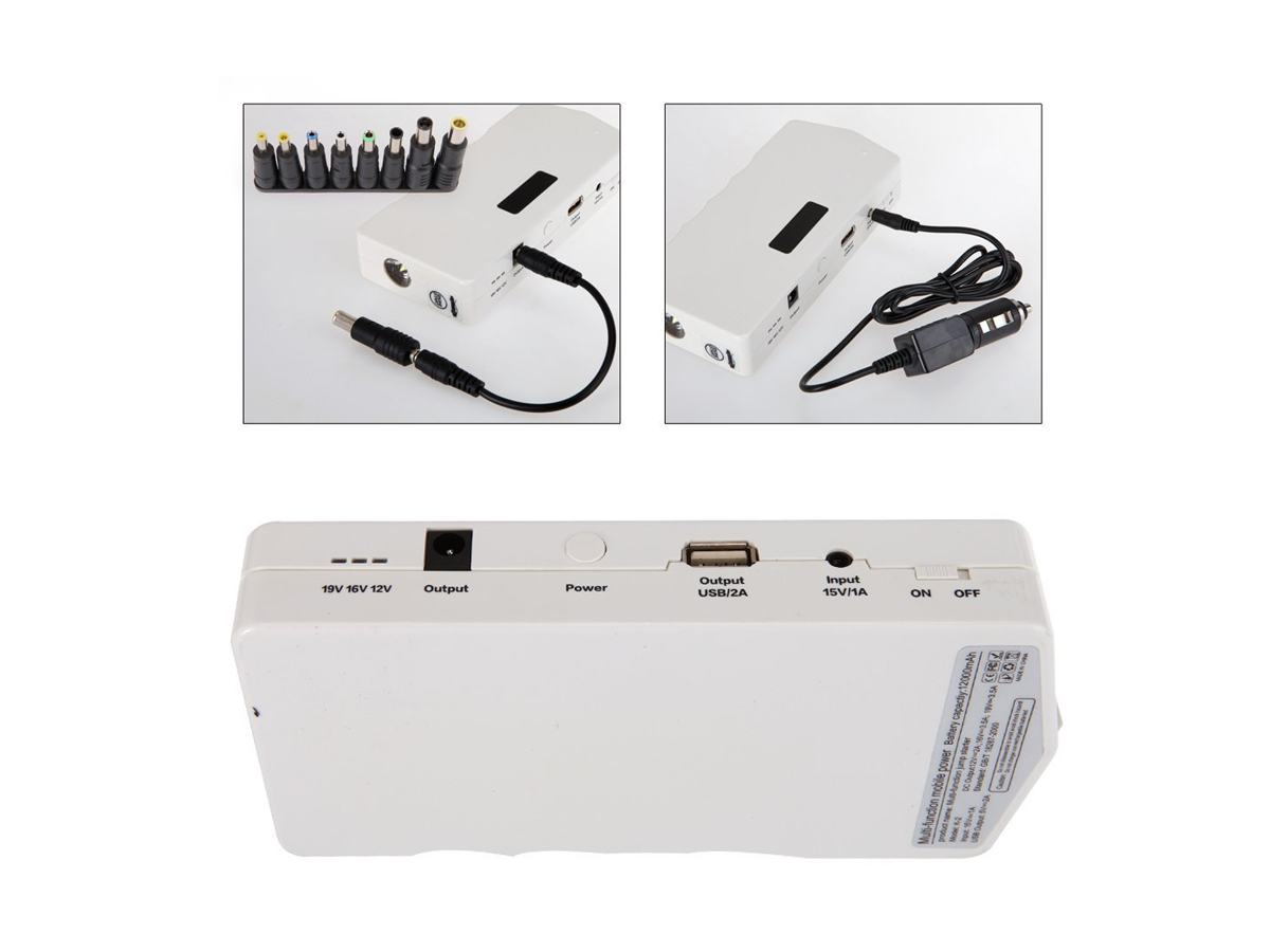 TAC-EC0015 Emergency Car Starter and Portable Power Bank Charger Kit- 14000mAh Capacity