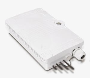 Quality 4 Cores Fiber Optic Distribution Box 4 Outlet 1 Entry Box For Drop Cable wholesale