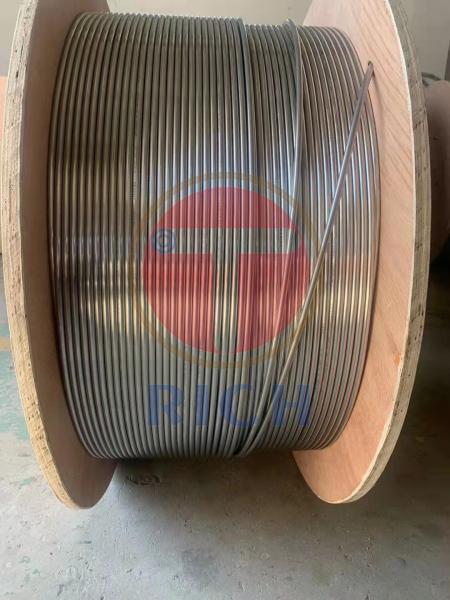 Cheap 12X2 304 316L Coiled Supper Long Stainless Steel Tubing  For Hanger For Auto Exhaust for sale