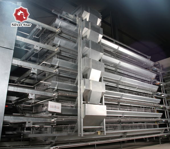 Automatic Egg Layer Chicken Battery Cage 3 Tiers 4 Tiers H Type Poultry Feeding Equipment
