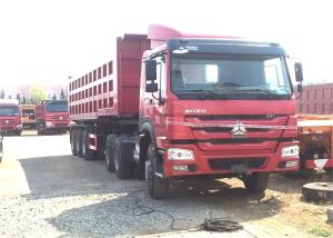 Quality Rectangle 11.00r20 60 Tons Tandem Tipper Trailer wholesale